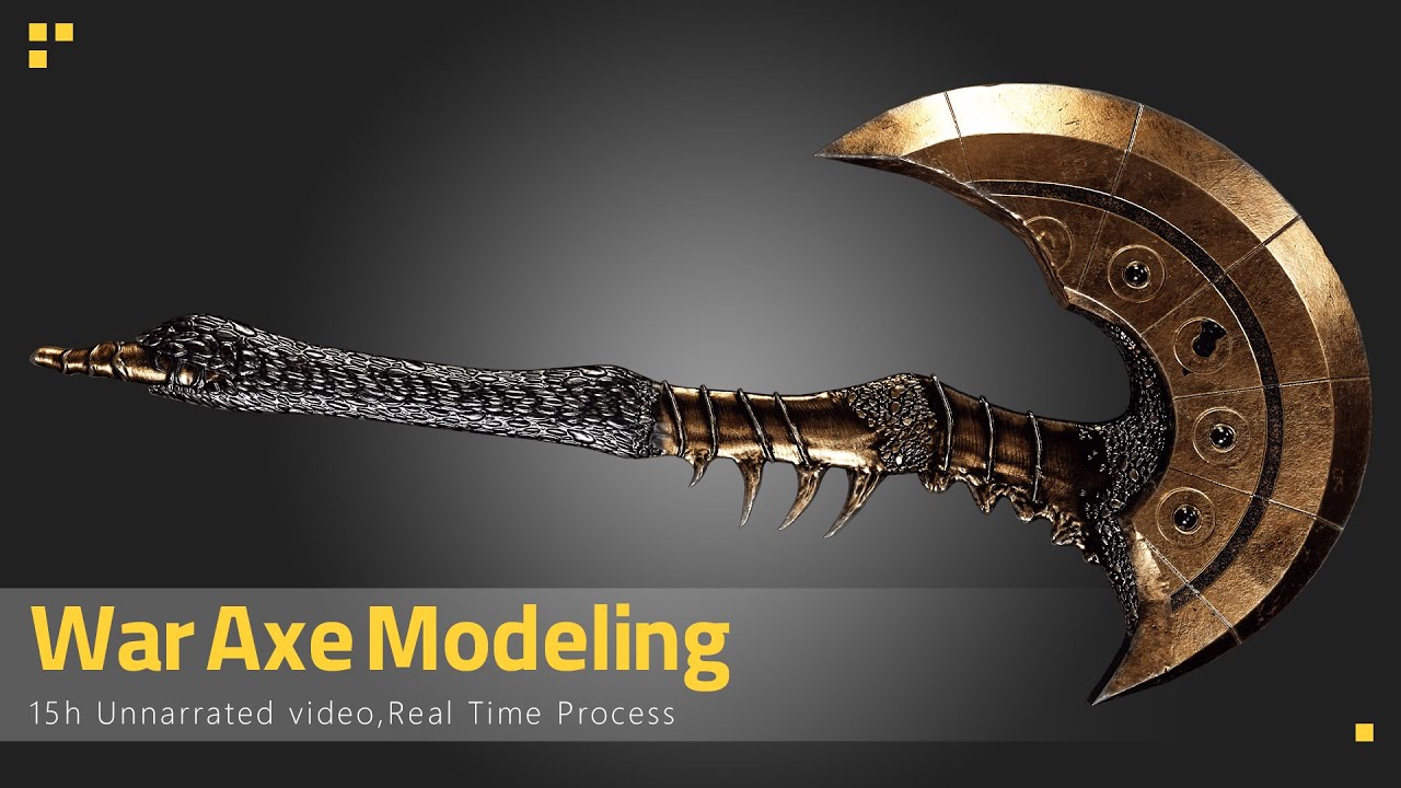 🔨 "Crafting an Epic Fantasy Axe: From Pixels to Polygons" 🔨