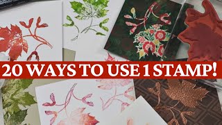 20 Ways To Use 1 Stamp!