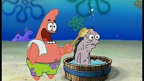 Spongebob - Washing An Old Person