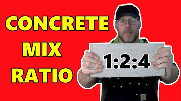 How to Make Concrete Ratio