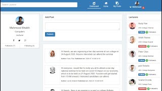 How to make following and followers count display on profile card using PHP CodeIgniter Part-28