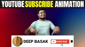 How To Make Subscribe Button Animation For Youtube Videos | With Kinemaster | Bangla