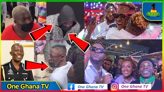 Break: Shatta Wale and Medikal granted bail with GH100, 000 each; Fella Makafui looks happy in court