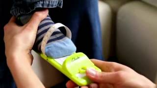 How to use the Clarks Toddler Measuring Gauge Step by Step