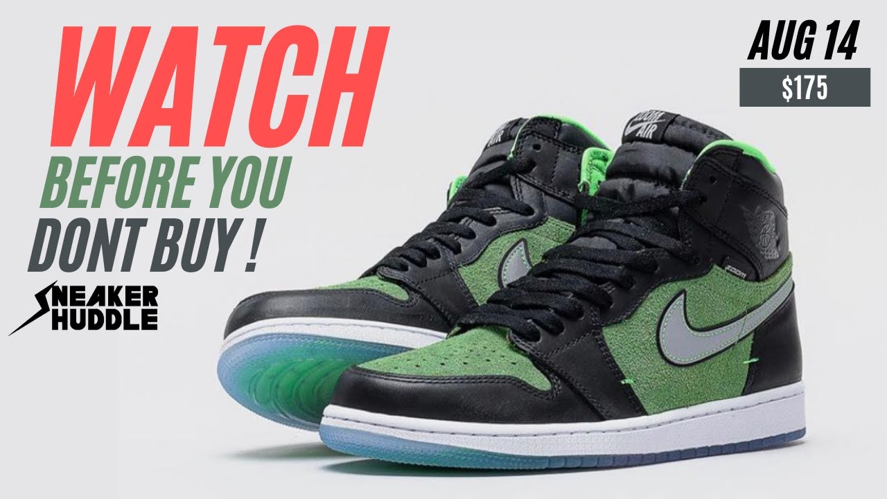 air jordan 1 zoom zen green resell price