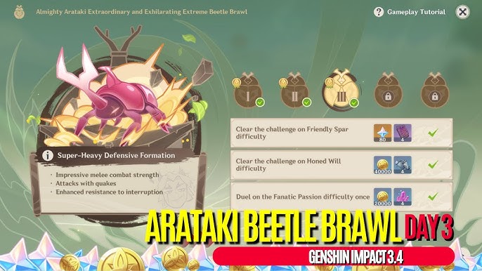 Genshin, Beetle Brawl Event Guide