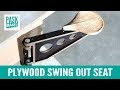 Plywood Swing Out Seat