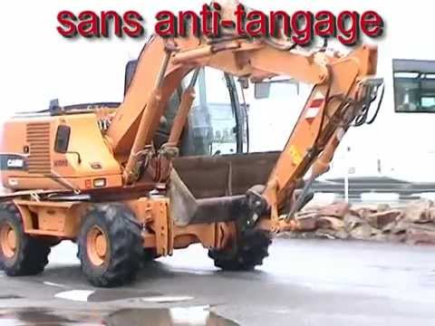 Antitangage sur pelle - Ride control for wheeled excavator - Schwingungsdämpfung