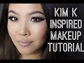 KIM K INSPIRED TUTORIAL + Suitable for Asian/Hooded Eyes | MARLA NYAMDORJ