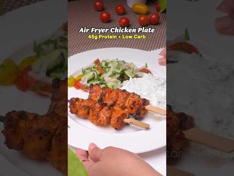 AirFryer Chicken Veggies Plate (45g Protein • Weight Loss Friendly)