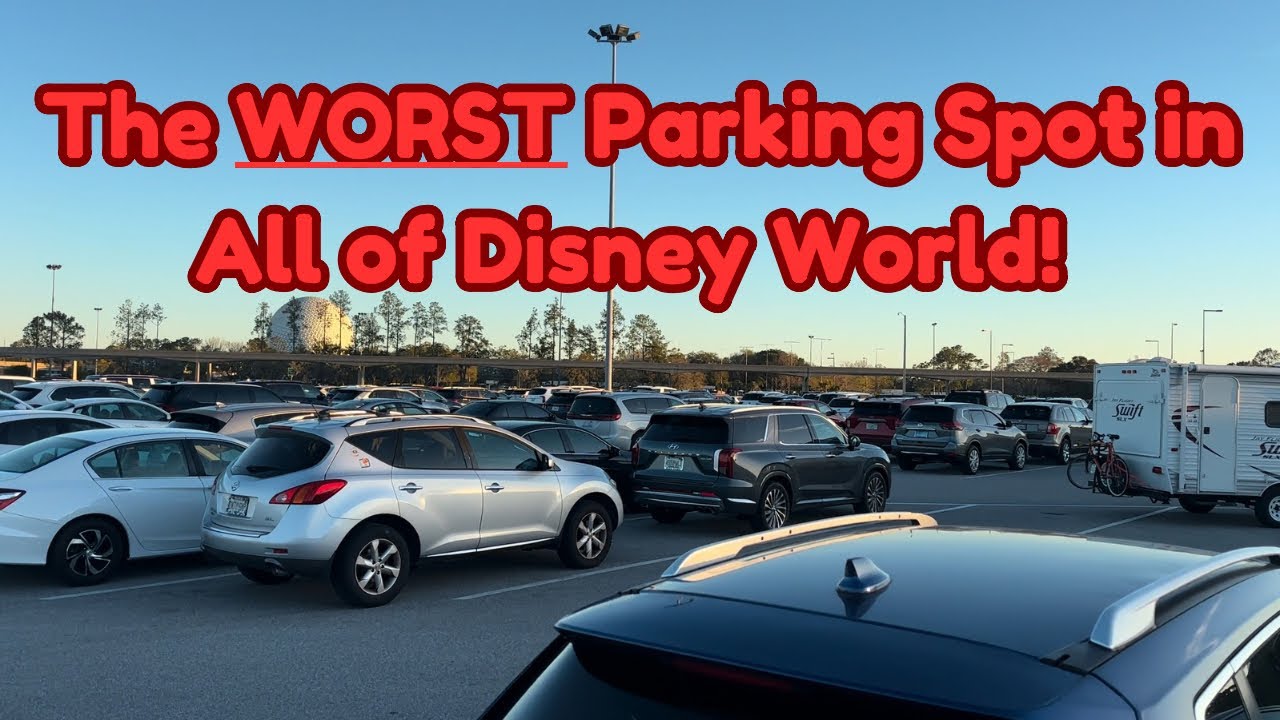 POV EPCOT Tram 🚋 Ride in 4K to the WORST Parking Spot in ALL of Walt Disney World |March 2025