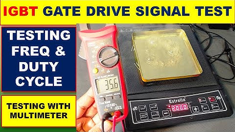 {550} How To Test IGBT / MOSFET Gate Drive Signal With Multimeter