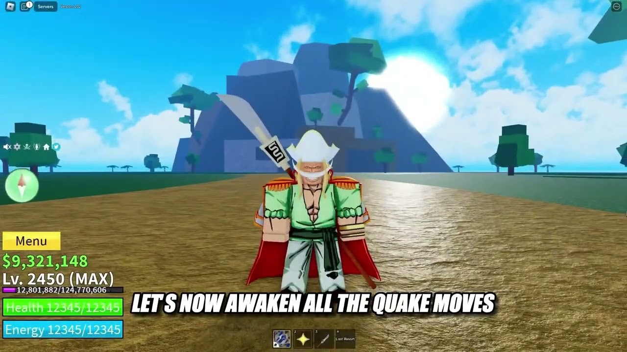 Becoming WhiteBeard for 24 hours and awakening QUAKE fruit in BloxFruit