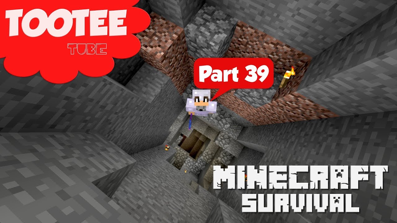 Minecraft Survival 39 Tootee Tube - Caving