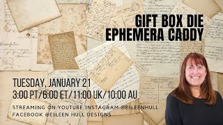 Gift Box Die Ephemera Caddy