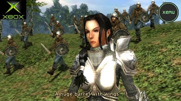 XEMU Xbox Emulator - Kingdom Under Fire The Crusaders Ingame! (Performance and graphical updates)