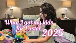 WHAT I GOT MY KIDS FOR EASTER | 3 KIDS AGES 3, 5 & 9 | GIRLS AND BOY | Tips for Cheaper Baskets 2025