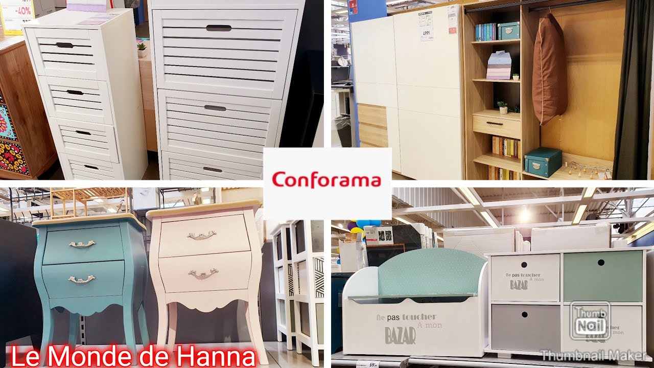 CONFORAMA 12-11 MOBILIER - RANGEMENT - DRESSING - YouTube