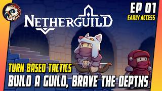 Turn-Based Tactics - Build a Guild, Brave the Depths (Netherguild) | Game Play | Let’s Try screenshot 4