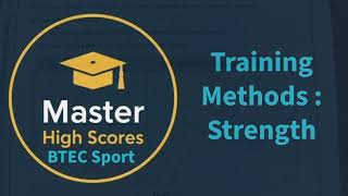 BTEC Sport : Training Methods - Strength