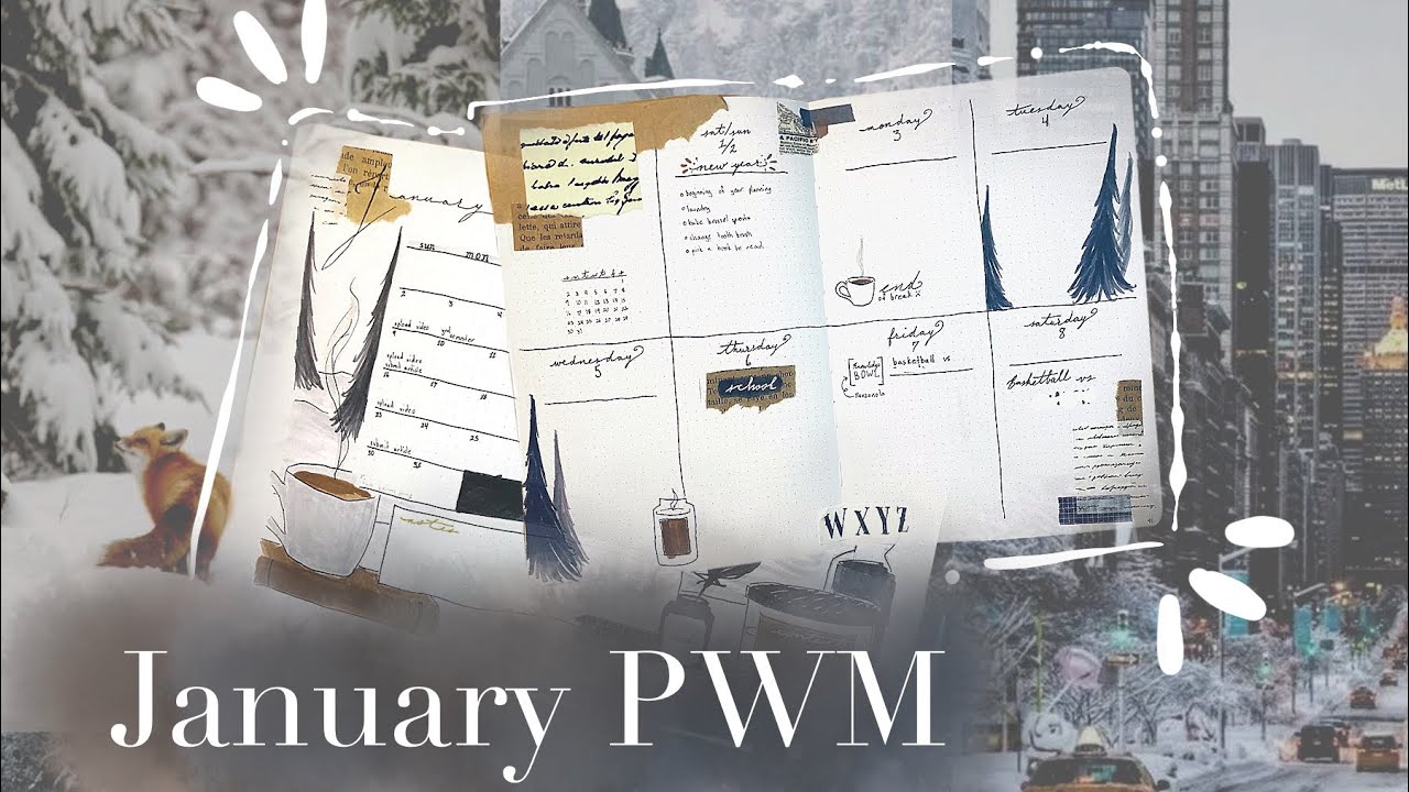 January Bujo Plan With Me & Quarter 1 Setup | Winter Bullet Journal Theme, Quarterly & Monthly Goals