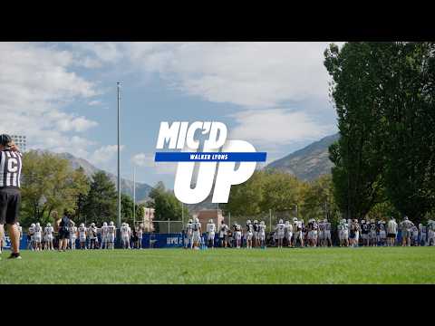 MIC'D UP with Tight End Walker Lyons | FALL CAMP | BYU FOOTBALL