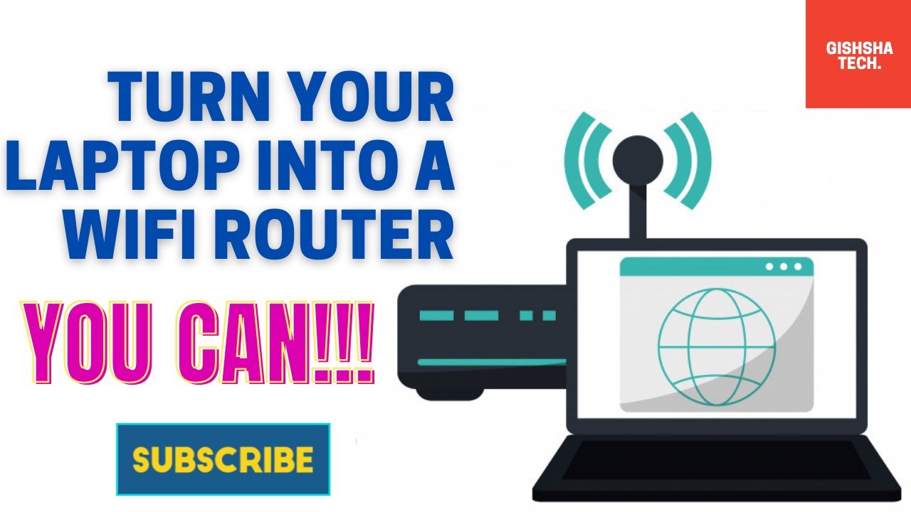 Turn Your Laptop into a WiFi Router