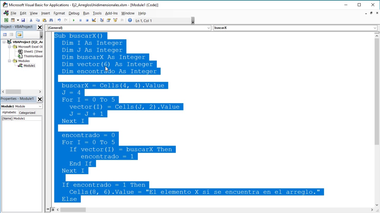 como crear arreglos unidimensionales con macros en Excel - YouTube