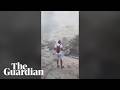 Rockfall hits Italian city after earthquake in Naples