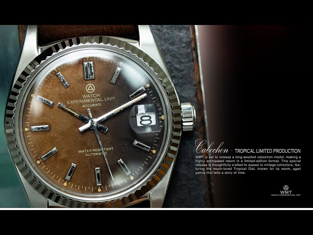 WMT WATCHES Cabochon – Tropical / Leather Strap Version - YouTube