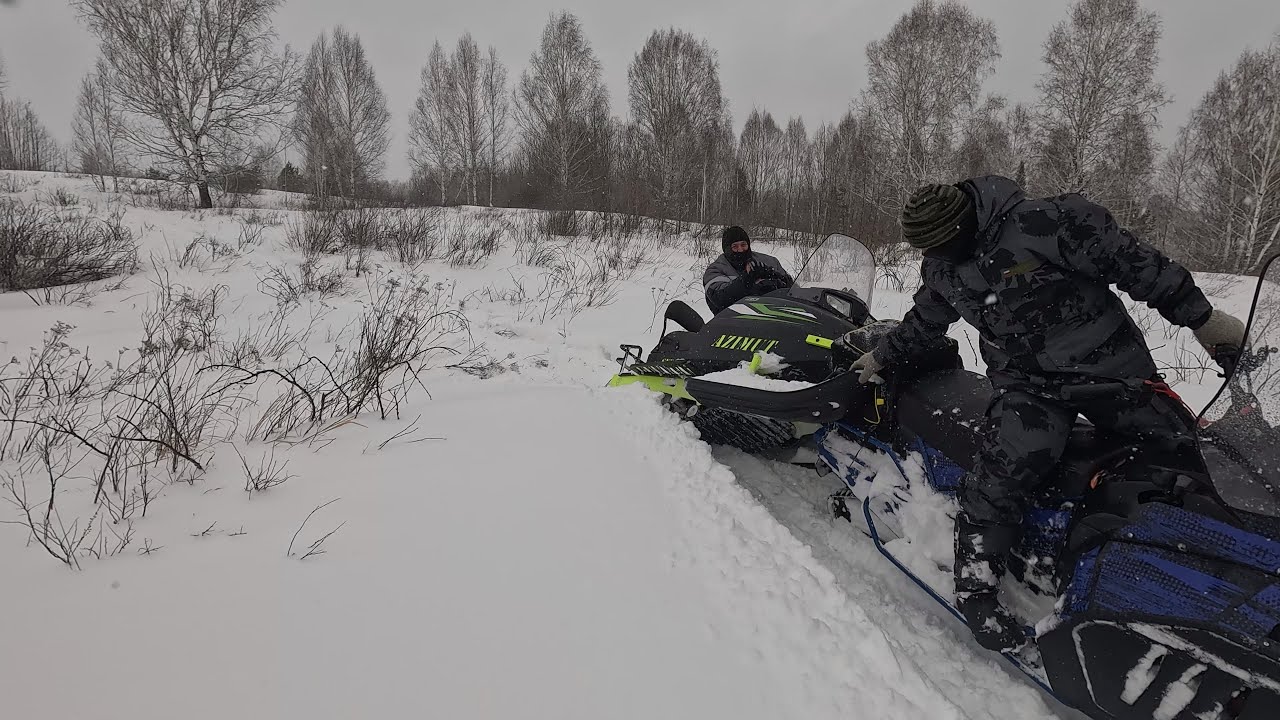 Через лес на TUNGUS 500L, АЗИМУТ, БУРАН