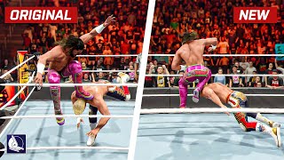 Top 25 WWE 2K24 New Move Variations! (animations)