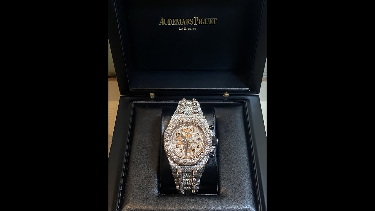 Moissanite Bust Down Watch From 