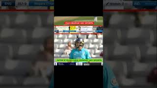 New scorecard graphics of Sky sports. They have changed their graphics after 8 years.