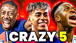 Top 5 GREATEST Dribblers in Football History 2025