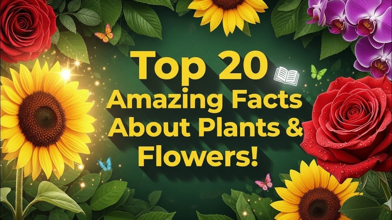 🌿🌸 20 Amazing Facts About Plants & Flowers You Didn’t Know! 🌸🌿