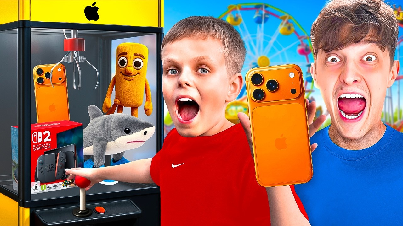 Mein KLEINER COUSIN gewinnt ALLE PREISE auf KIRMES! 😍 (extrem teuer..)