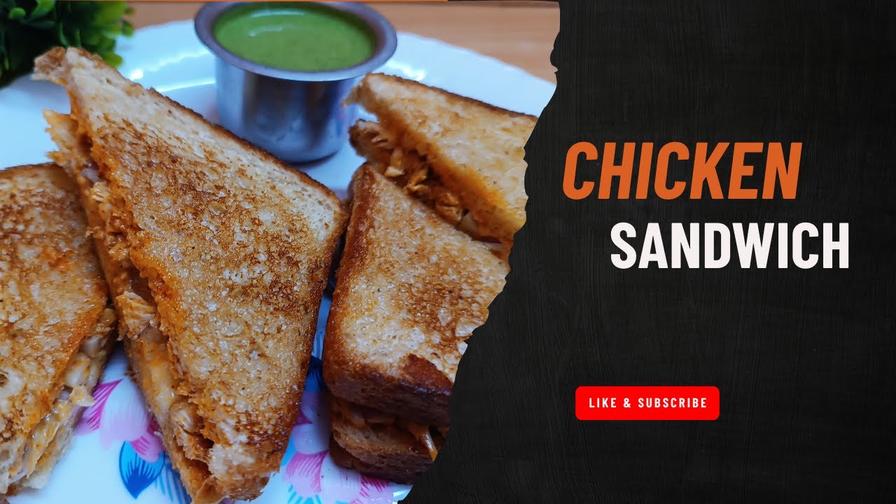 Easy Chicken Sandwich | Juicy Filling | Perfect Snack & Breakfast Recipe