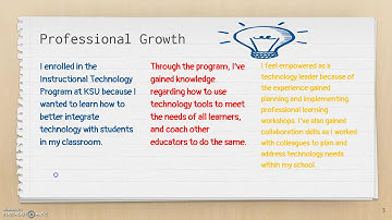 Instructional Technology Video Reflection