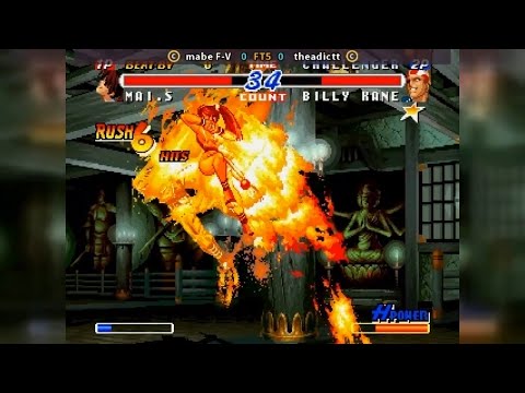 Fightcade 👊 Real Bout Fatal Fury 2 👊🏾 Mabe F.V 🇵🇪 Vs Theadictt 🇨🇱 FT5 👊