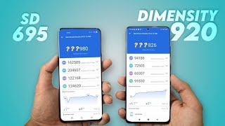 Snapdragon 695 Vs Dimensity 920 ▶ Antutu Benchmark & Specification