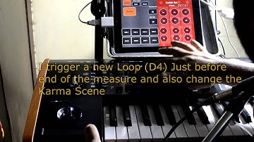 Korg Kronos with ipad and Midi Designer - Realtime Drum Loops Switching