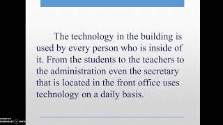 Technology Plan Presentation