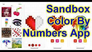 Sandbox - Color by Numbers Coloring App For Cell Phone screenshot 2