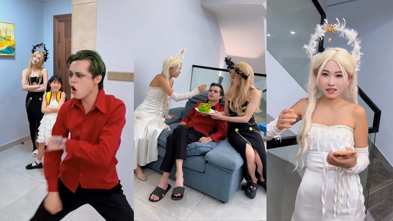 Why are there so many watermelon seeds on the white angel's watermelon?