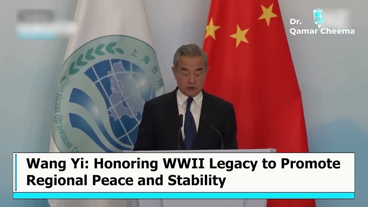 Chinese FM Wang Yi Outlines SCO’s Future Vision.