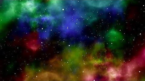 Colorful Space Nebula Stock Motion Graphics