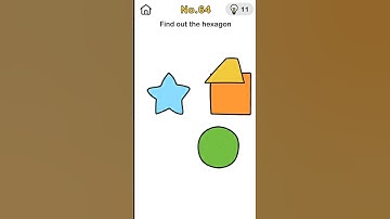 Brain Out Game | Level 64 | Find out the hexagon
