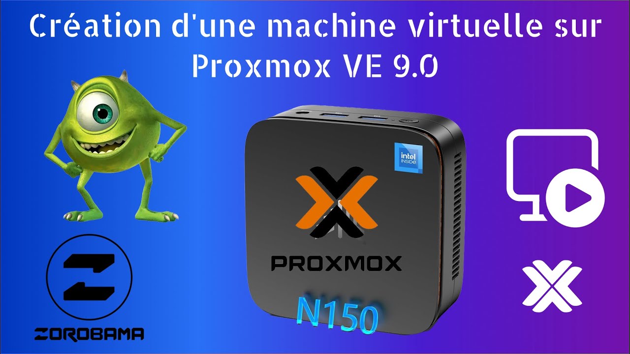 Création d'une machine virtuelle sur Proxmox VE 9.0!! #12 (Home Lab)