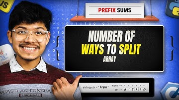 2270. Number of Ways to Split Array | Prefix Sums